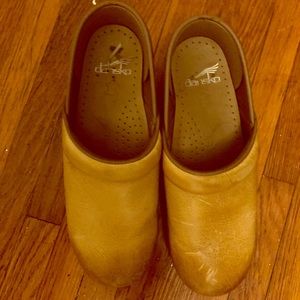 Honey colored Dansko cuties